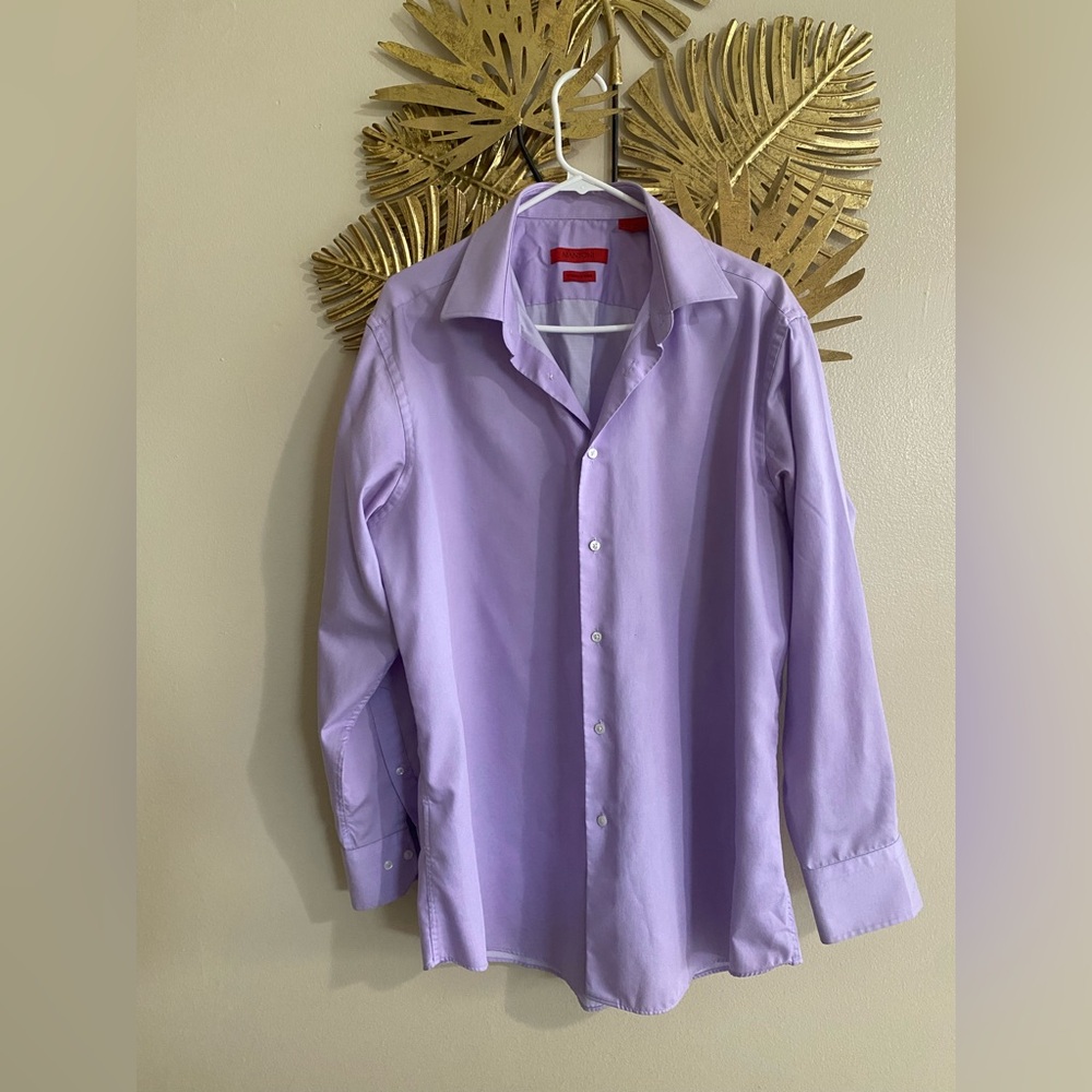 Elegant Lavender Dress Shirt for Men